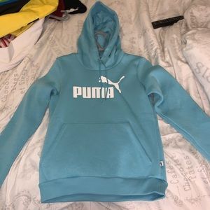 Blue woman’s puma hoodie